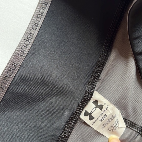 Under Armour Compression‎ Crop Leggings Black / Gray Size M - Picture 7 of 10